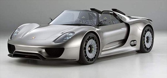 The Porsche 918 Spyder Hybrid Concept Supercar!