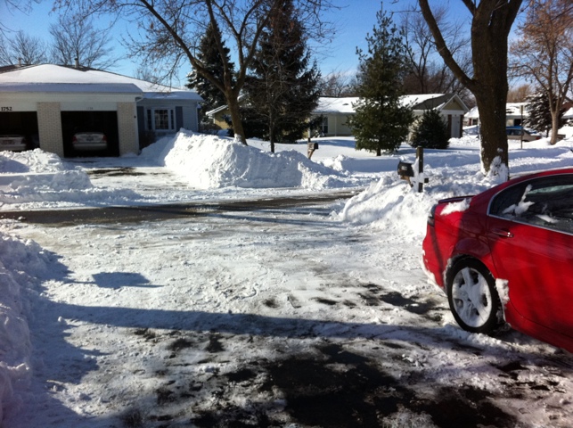 Shoveling done for the time being